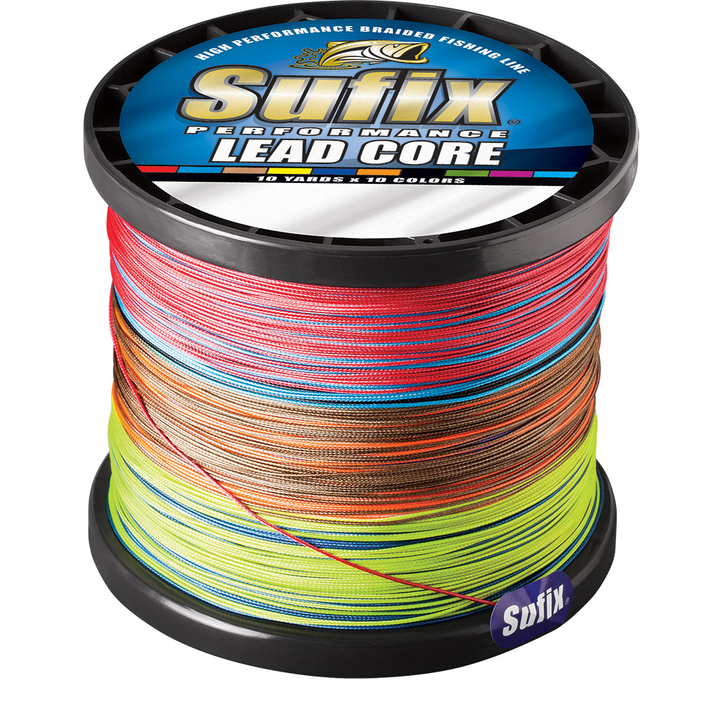Sufix Performance Lead Core - 15lb - 10-Color Metered - 600 yds, made by Sufix - 668-315MC Sufix Performance Lead Core - 15lb - 10-Color Metered - 600 yds, made by Sufix - 668-315MC