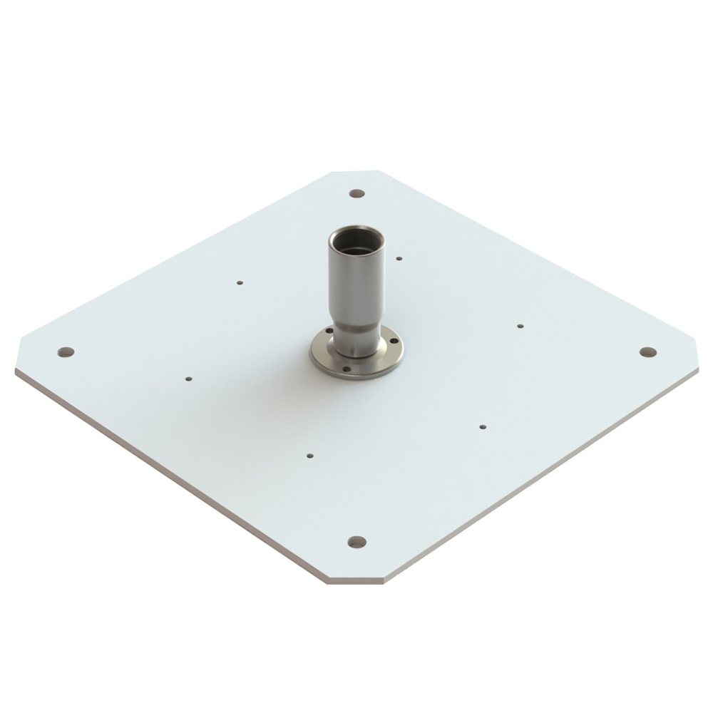 Seaview Starlink Adapter Plate f/24" KVH Domes w/Starlink Stainless Steel 1"-14 Threaded Adapter & Stainless Steel Fixed Base, made by Seaview - SVK24STLK Seaview Starlink Adapter Plate f/24" KVH Domes w/Starlink Stainless Steel 1"-14 Threaded Adapter & Stainless Steel Fixed Base, made by Seaview - SVK24STLK