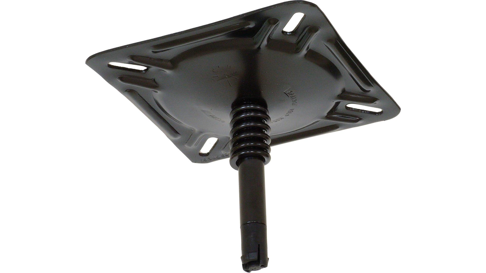Springfield KingPin™ 7" x 7" Seat Mount w/Spring - E-Coat Finish, made by Springfield Marine - 1615201-EC Springfield KingPin™ 7" x 7" Seat Mount w/Spring - E-Coat Finish, made by Springfield Marine - 1615201-EC