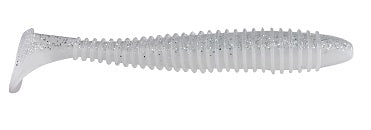 Big Bite Pro Swimmer 3.8" 6ct Pearl Shiner, made by Big Bite Baits - Big Bite Pro Swimmer 3.8" 6ct Pearl Shiner, made by Big Bite Baits -