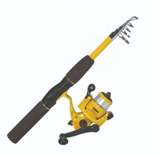 Eagle Claw Pack-It Spincast Combo 5' 6" Telescopic, made by Eagle Claw - Eagle Claw Pack-It Spincast Combo 5' 6" Telescopic, made by Eagle Claw -