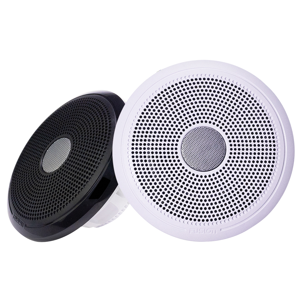 FUSION XS-F65CWB XS Series 6.5" 200 Watt Classic Marine Speakers - White & Black Grill Options, made by Fusion - 010-02196-00 FUSION XS-F65CWB XS Series 6.5" 200 Watt Classic Marine Speakers - White & Black Grill Options, made by Fusion - 010-02196-00