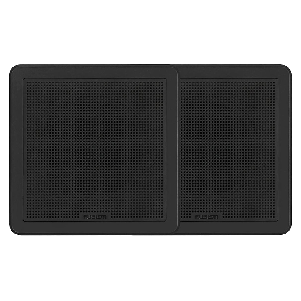FUSION FM-F77RB FM Series 7.7" Flush Mount Square Marine Speakers - Black Grill - 200W, made by Fusion - 010-02300-11 FUSION FM-F77RB FM Series 7.7" Flush Mount Square Marine Speakers - Black Grill - 200W, made by Fusion - 010-02300-11