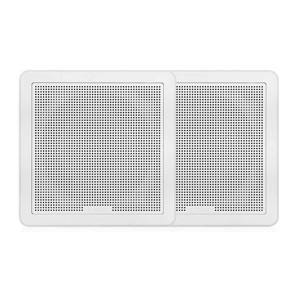 FUSION FM-65SW FM Series 6.5" 120 Flush Mount Square Marine Speakers - White Grill - 120W, made by Fusion - 010-02299-10 FUSION FM-65SW FM Series 6.5" 120 Flush Mount Square Marine Speakers - White Grill - 120W, made by Fusion - 010-02299-10