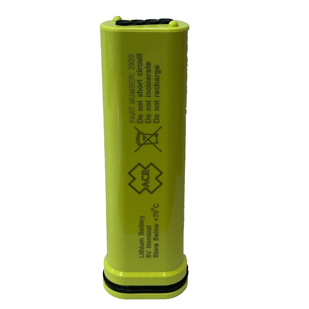 ACR 2920 Lithium Battery f/Pathfinder Pro SART Rescue Transponder, made by ACR Electronics - 2920 ACR 2920 Lithium Battery f/Pathfinder Pro SART Rescue Transponder, made by ACR Electronics - 2920