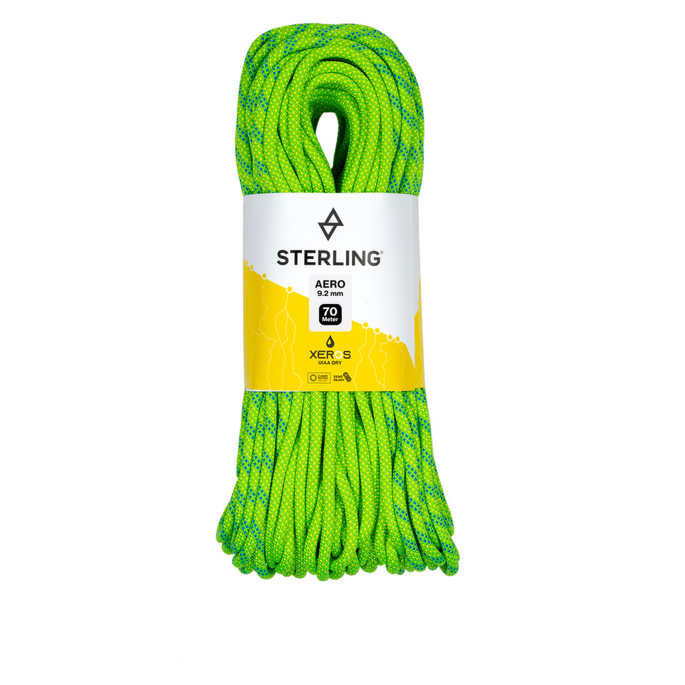 AERO 9.2 Dynamic Rope, made by Sterling Rope - AERO 9.2 Dynamic Rope, made by Sterling Rope -