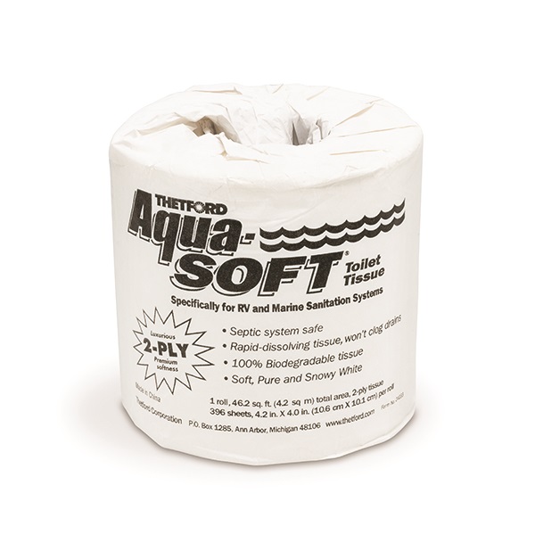 Single 2Ply Aqua Soft Tis, made by THETFORD - 24033