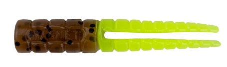 Leland Crappie Magnet 1.5" 15ct Pumpkin Pie, made by Crappie Magnet Baits -