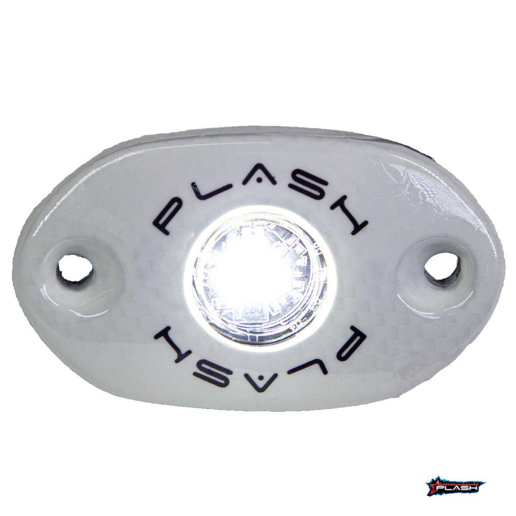 Plashlight Cf-rl-wht-s-wht Corpus - Cool White Carbon Fiber Led Deck Light - White Housing |cf-rl-wht-s-wht, made by Plashlight - CF-RL-WHT-S-WHT