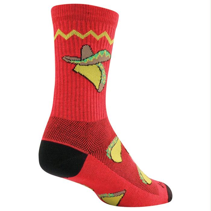 Taco Tuesday 6" Crew Lg/Xl, made by Sockguy -