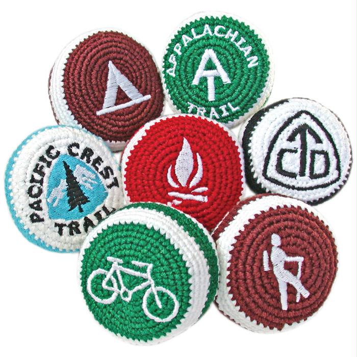 Pacific Crest Trail Footbag, made by Adventure Trading -