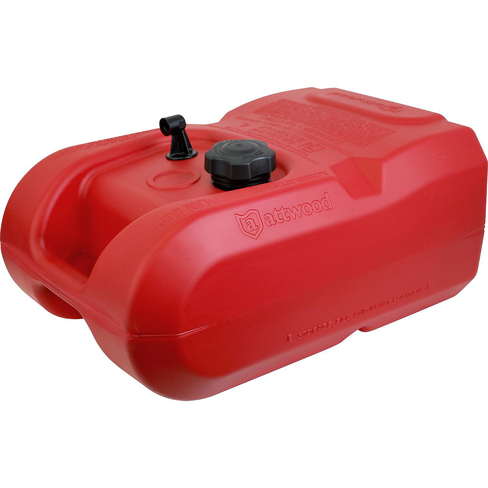 Attwood Portable Fuel Tank - 3 Gallon w/o Gauge, made by Attwood Marine - 8803LP2 Attwood Portable Fuel Tank - 3 Gallon w/o Gauge, made by Attwood Marine - 8803LP2
