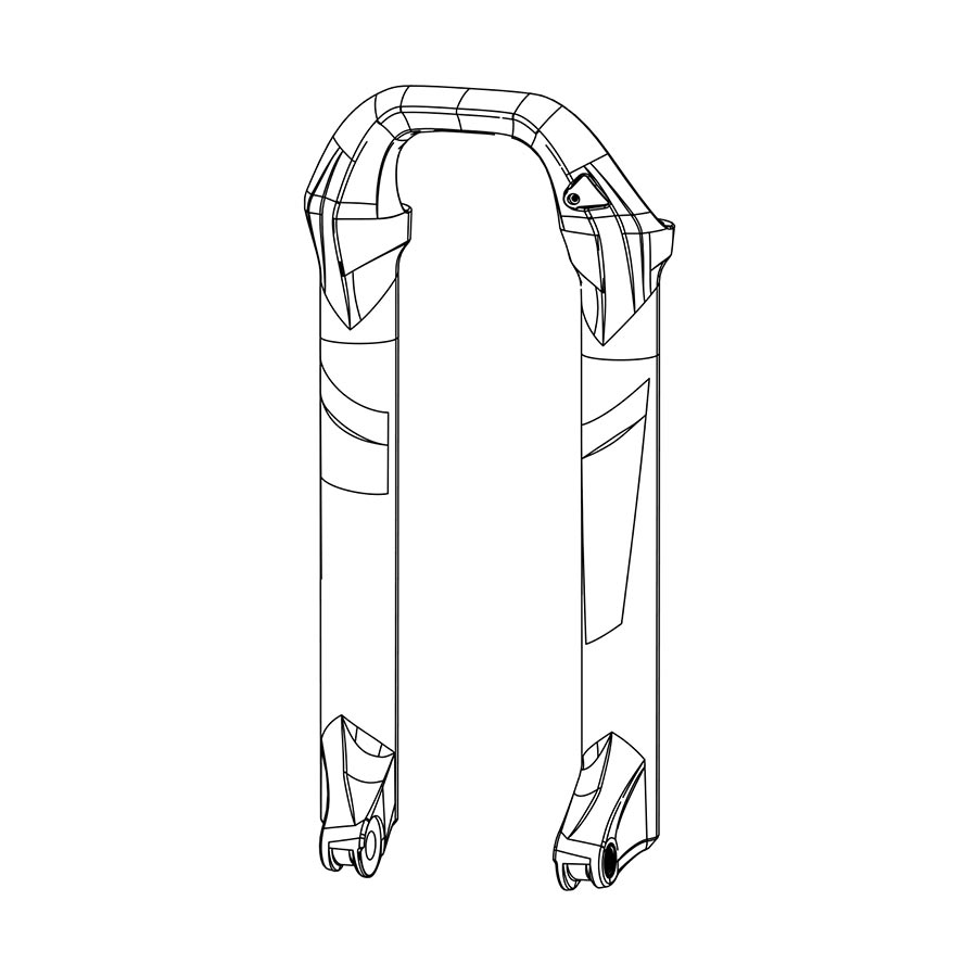 Lower Leg - Lyrik Ult 27 GLB, made by RockShox - 11.4018.091.016 Lower Leg - Lyrik Ult 27 GLB, made by RockShox - 11.4018.091.016