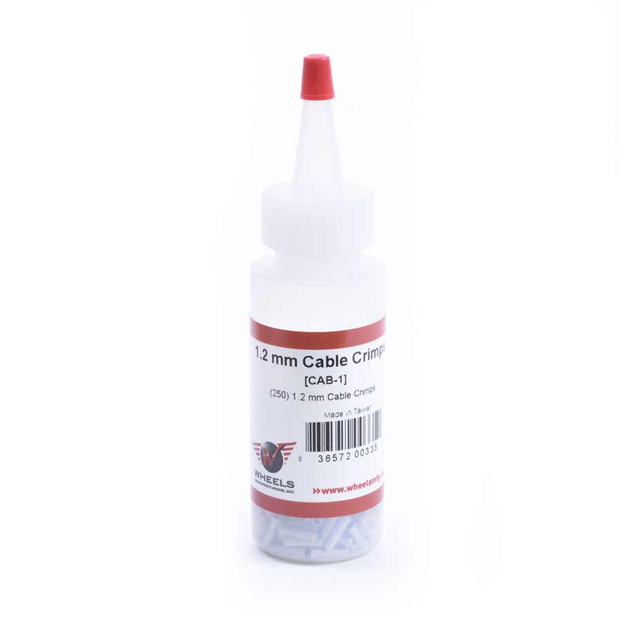 1.2mm cable crimp, made by Wheels Manufacturing - CAB-1 1.2mm cable crimp, made by Wheels Manufacturing - CAB-1