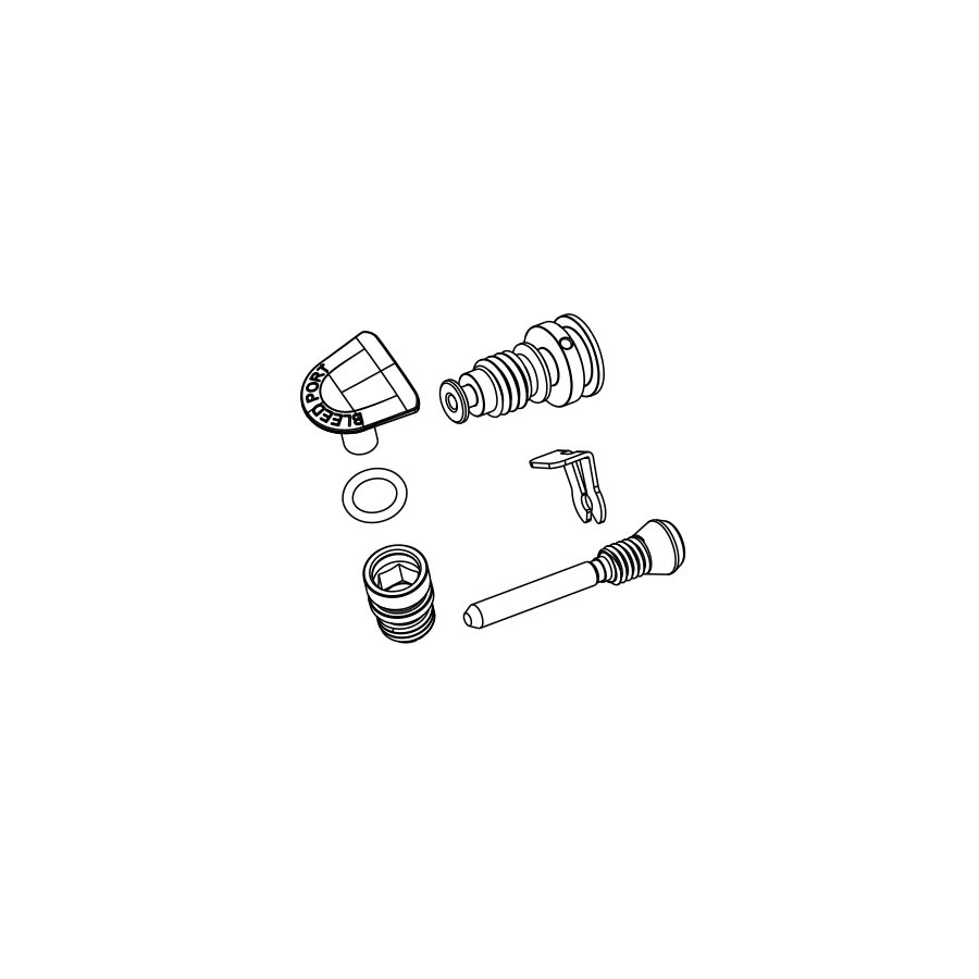 Level Ult Caliper Hardware Kit, made by SRAM - 11.5018.057.002 Level Ult Caliper Hardware Kit, made by SRAM - 11.5018.057.002