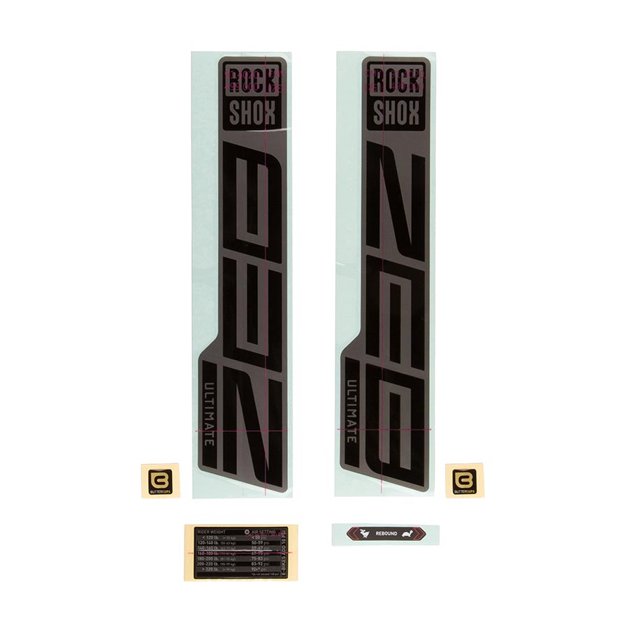 ZEB Ultimate FA Decal Kit, made by RockShox - 11.4018.105.057