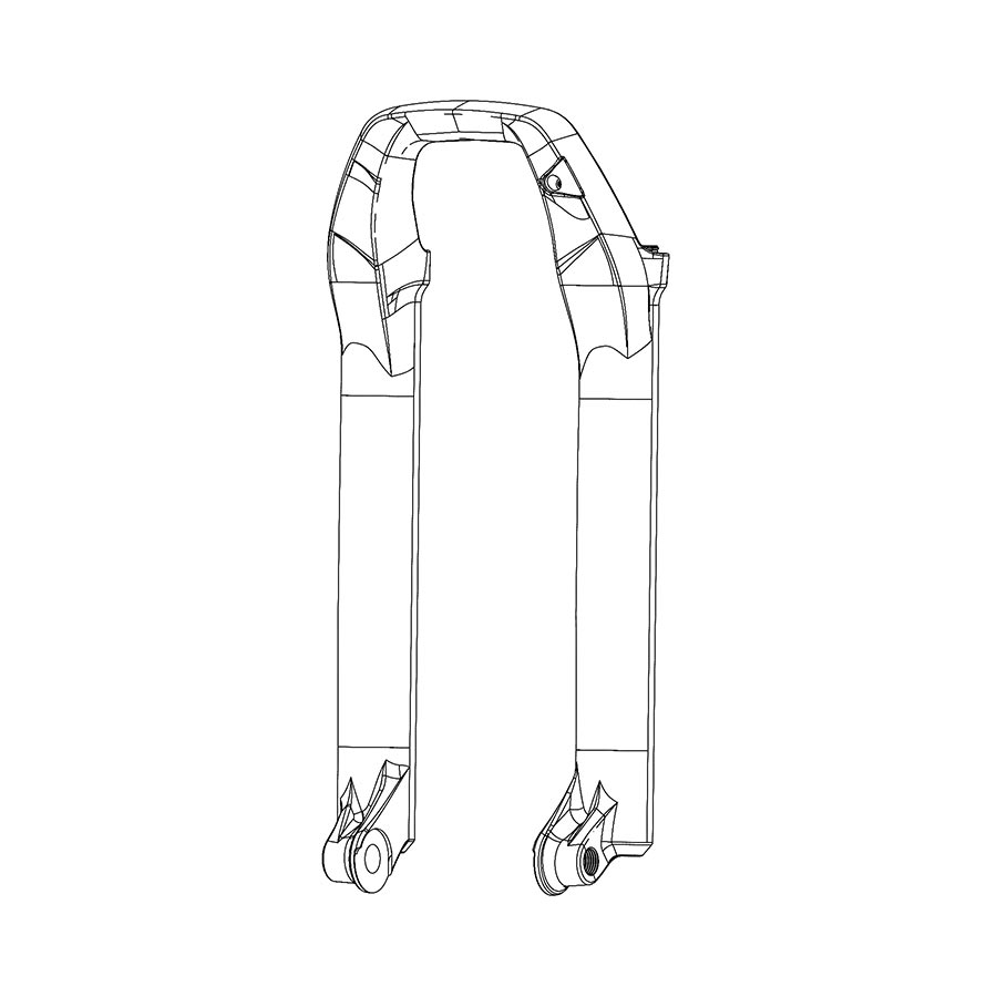 Lower Leg - Pike 29B DFB B3, made by RockShox - 11.4018.091.023 Lower Leg - Pike 29B DFB B3, made by RockShox - 11.4018.091.023