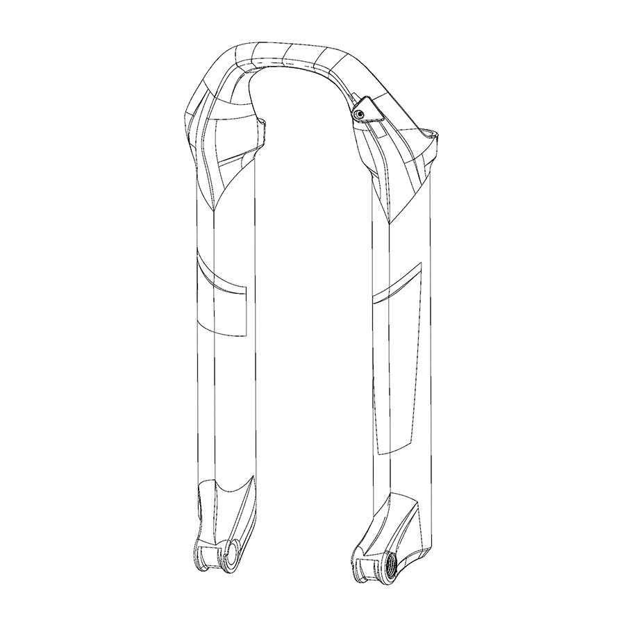 Lower Leg - Pike DJ 26 SIL, made by RockShox - 11.4018.091.028 Lower Leg - Pike DJ 26 SIL, made by RockShox - 11.4018.091.028