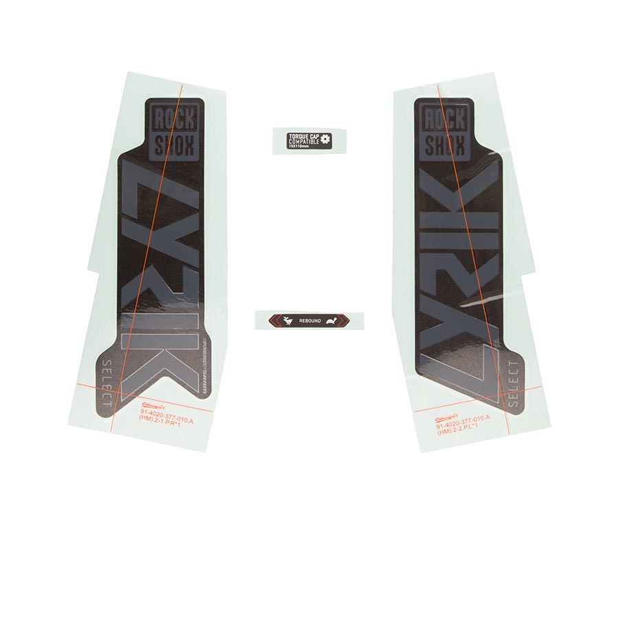 Decal - Lyrik SEL GGRY/DFB, made by RockShox - 11.4018.105.011 Decal - Lyrik SEL GGRY/DFB, made by RockShox - 11.4018.105.011