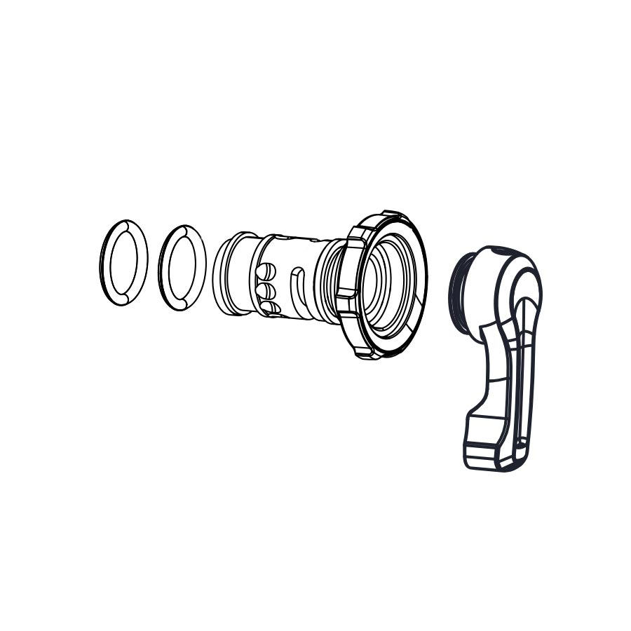 Monarch Rebound/Comp Knob, made by RockShox - 11.4115.107.050 Monarch Rebound/Comp Knob, made by RockShox - 11.4115.107.050