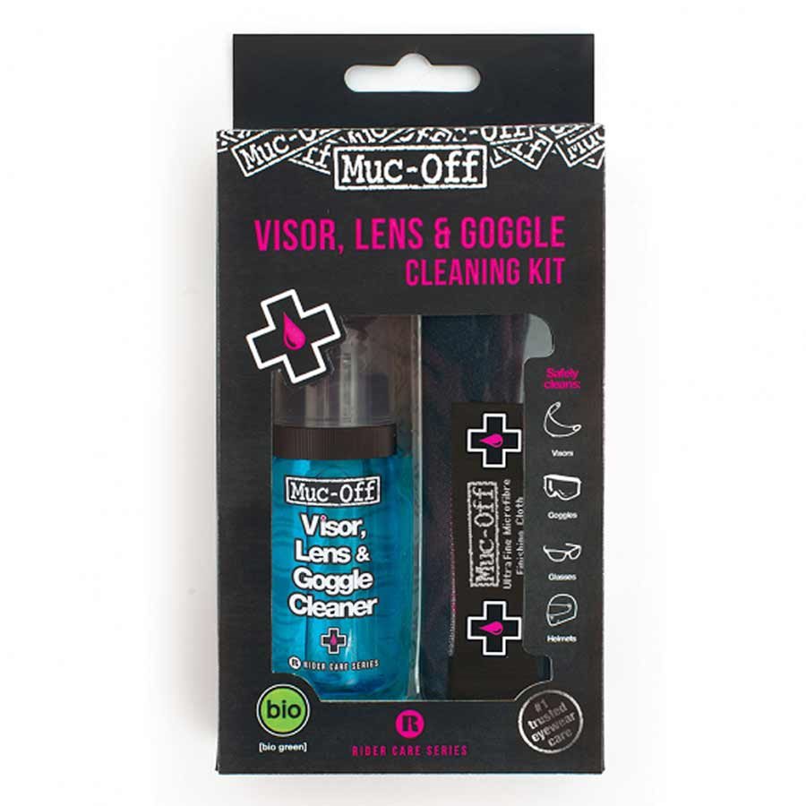 Visor, Lens & Goggle Cleaning Kit, made by MUC-OFF - 202 Visor, Lens & Goggle Cleaning Kit, made by MUC-OFF - 202