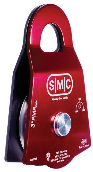 3" Prusik Minding - Red/Blk, made by SMC -