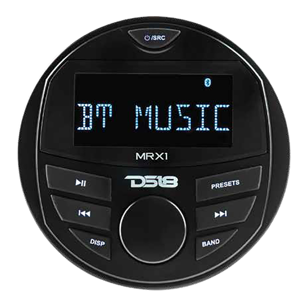 DS18 Marine Stereo - 1 Zone, made by DS18 - MRX1 DS18 Marine Stereo - 1 Zone, made by DS18 - MRX1