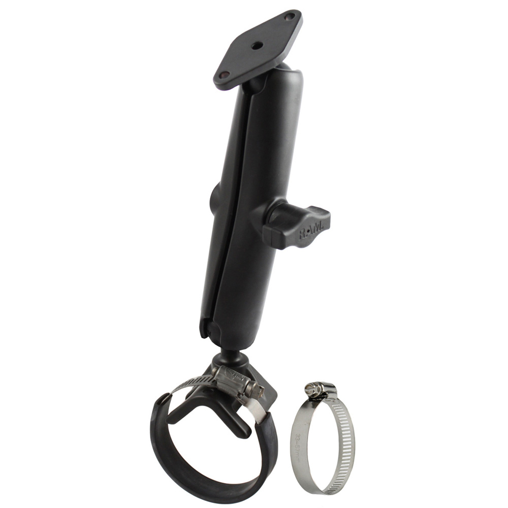 RAM Mount Strap Mount w/Long Arm & Diamond Base, made by RAM Mounting Systems - RAM-B-108-C-238 RAM Mount Strap Mount w/Long Arm & Diamond Base, made by RAM Mounting Systems - RAM-B-108-C-238