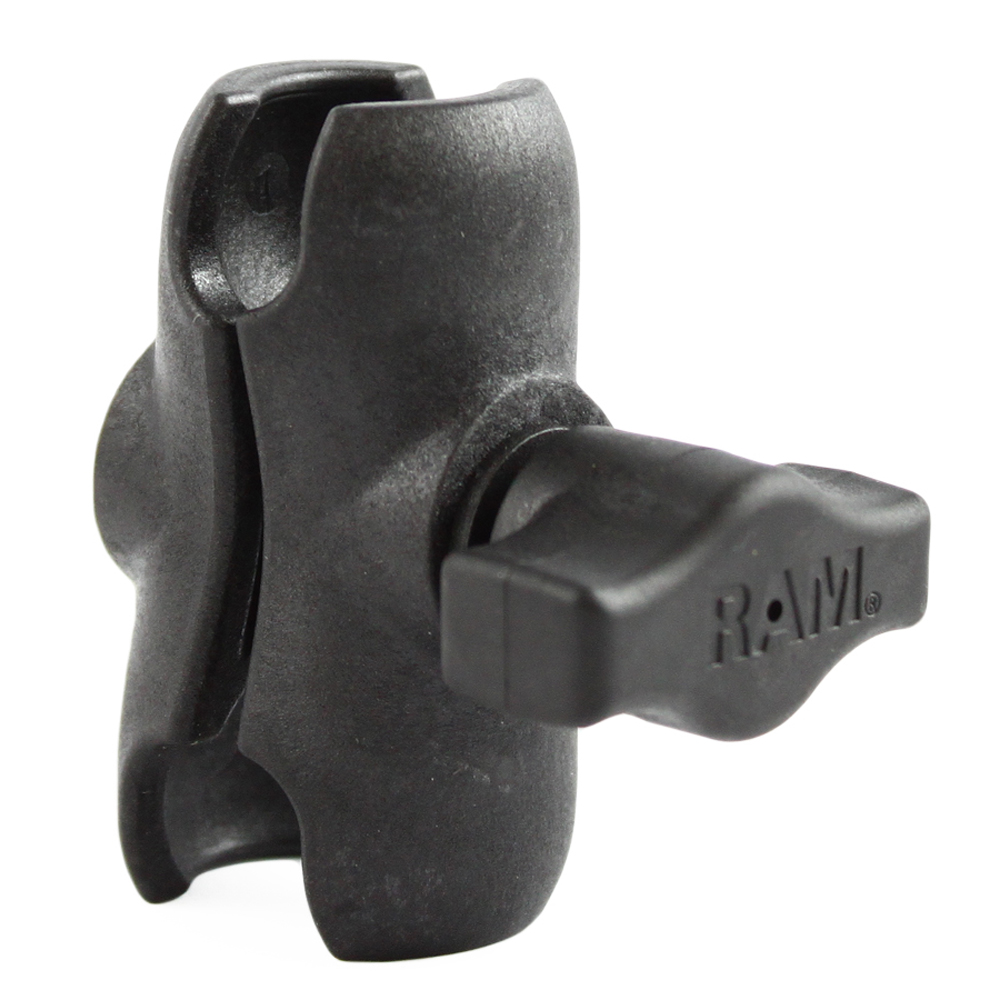 RAM Mount Composite Short Double Socket Arm f/1" Ball, made by RAM Mounting Systems - RAP-B-201U-A RAM Mount Composite Short Double Socket Arm f/1" Ball, made by RAM Mounting Systems - RAP-B-201U-A