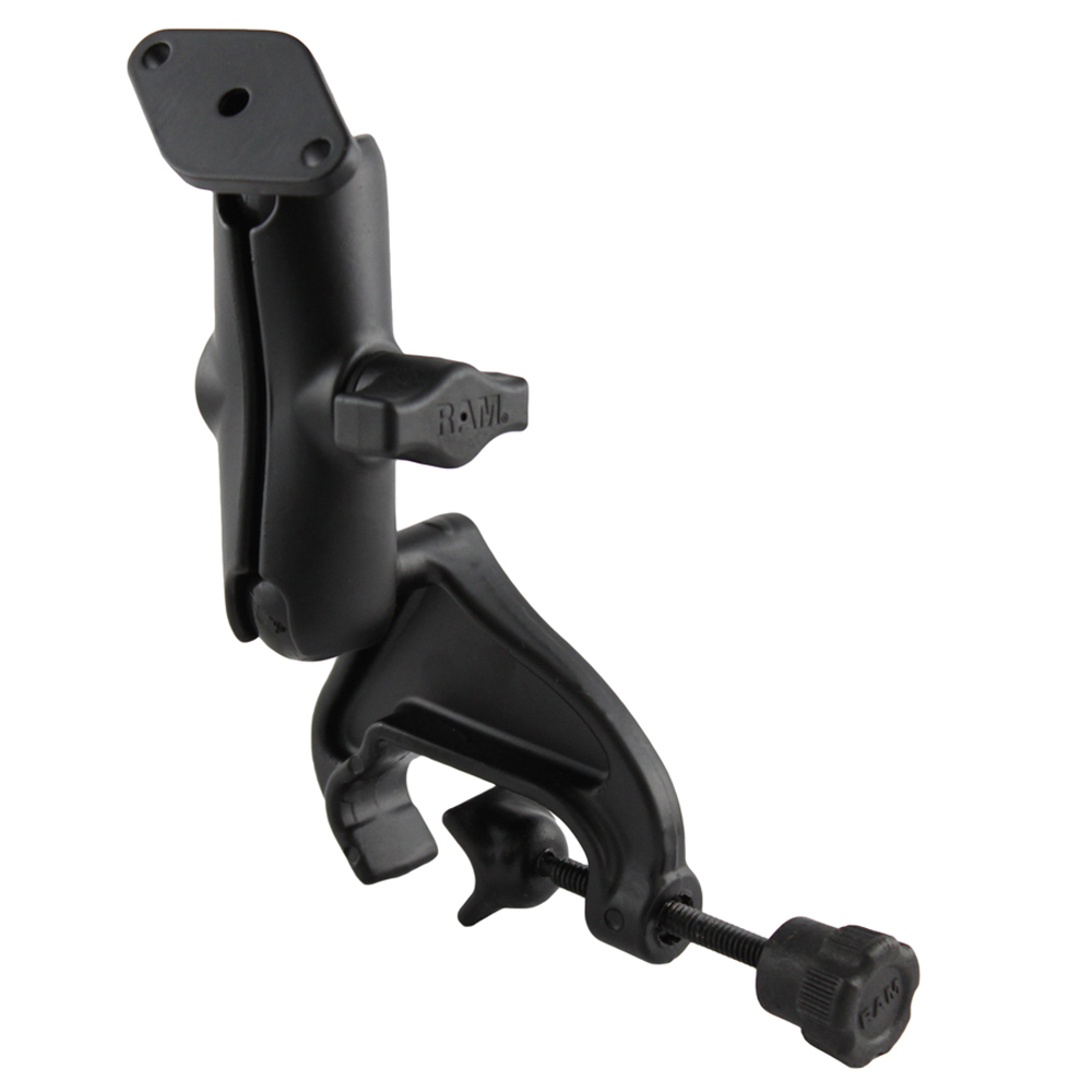 RAM Mount Yoke Clamp Mount Double Socket Arm w/Diamond Base Adapter, made by RAM Mounting Systems - RAM-B-121-238U RAM Mount Yoke Clamp Mount Double Socket Arm w/Diamond Base Adapter, made by RAM Mounting Systems - RAM-B-121-238U