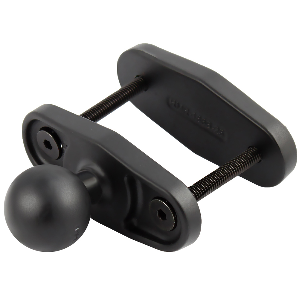 RAM Mount Square Post Clamp Base 2.5" Wide w/1.5"Ball, made by RAM Mounting Systems - RAM-247U-25 RAM Mount Square Post Clamp Base 2.5" Wide w/1.5"Ball, made by RAM Mounting Systems - RAM-247U-25