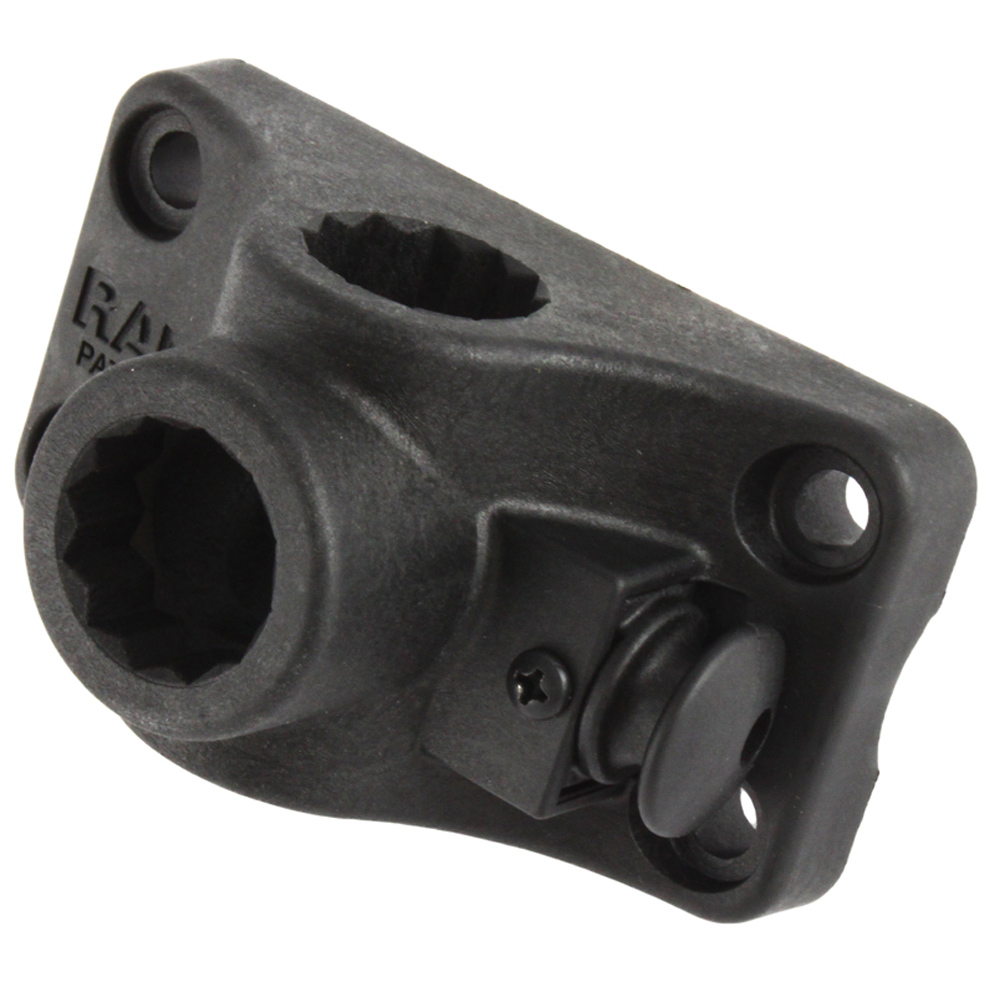 RAM Mount RAM-ROD Combination Bulkhead/Flat Surface Base w/Plunger f/Spline Posts, made by RAM Mounting Systems - RAM-114BMPU RAM Mount RAM-ROD Combination Bulkhead/Flat Surface Base w/Plunger f/Spline Posts, made by RAM Mounting Systems - RAM-114BMPU