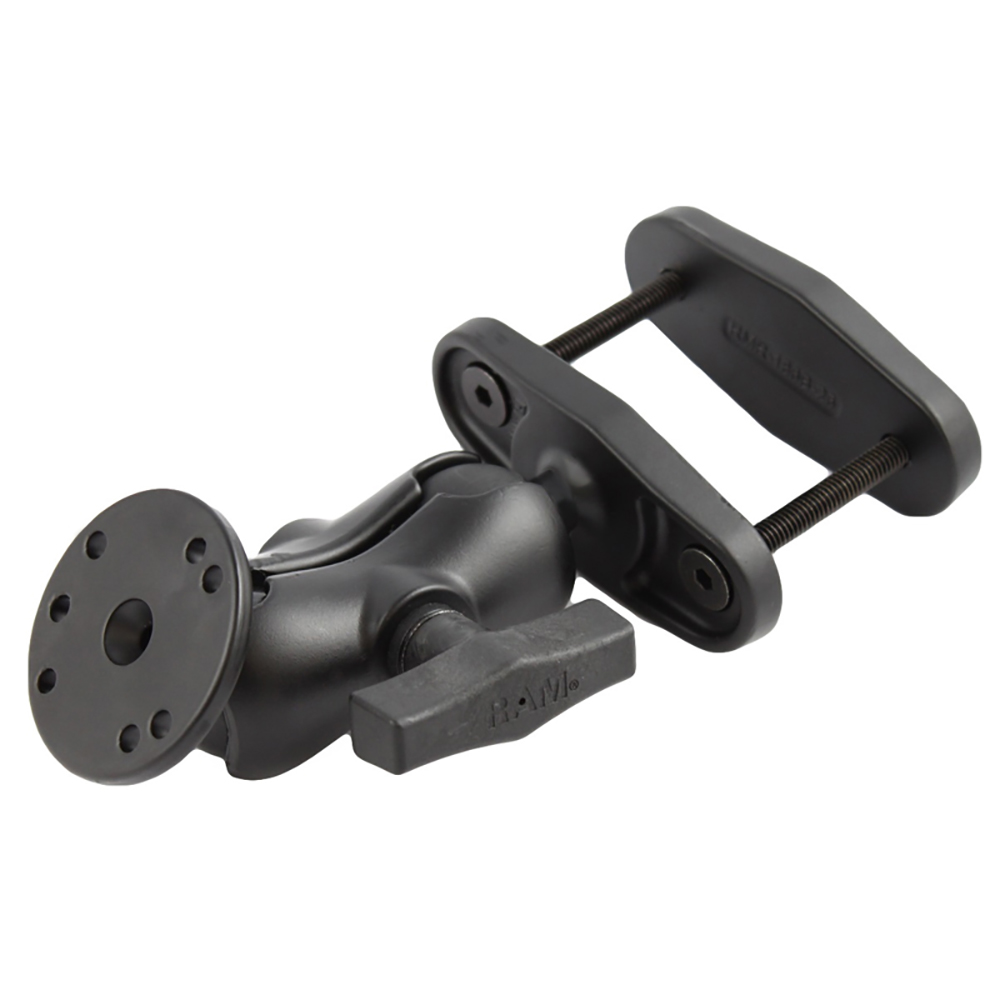 RAM Mount RAM® Square Post Clamp Mount f/Posts Up To 2.5" Wide, made by RAM Mounting Systems - RAM-101U-B-247-25 RAM Mount RAM® Square Post Clamp Mount f/Posts Up To 2.5" Wide, made by RAM Mounting Systems - RAM-101U-B-247-25