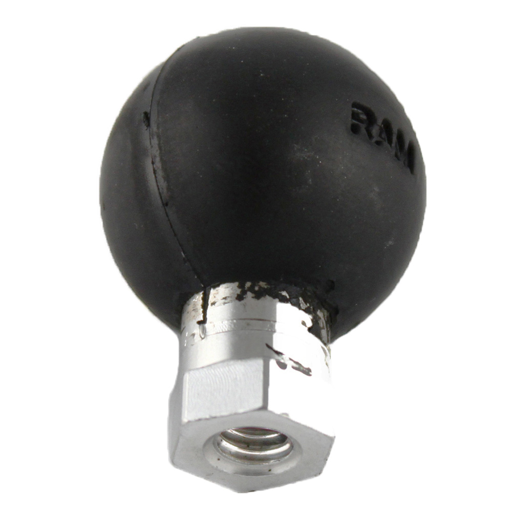 RAM Mount 1/4"-20 Female Threaded Hex Hole w/1" Ball, made by RAM Mounting Systems - RAM-B-337U RAM Mount 1/4"-20 Female Threaded Hex Hole w/1" Ball, made by RAM Mounting Systems - RAM-B-337U