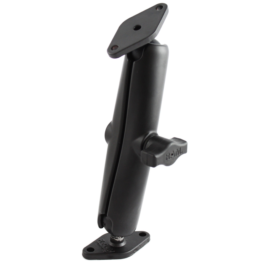 RAM Mount 1" Diameter Ball Mount w/Long Arm & 2 Diamond Bases, made by RAM Mounting Systems - RAM-B-102U-C RAM Mount 1" Diameter Ball Mount w/Long Arm & 2 Diamond Bases, made by RAM Mounting Systems - RAM-B-102U-C