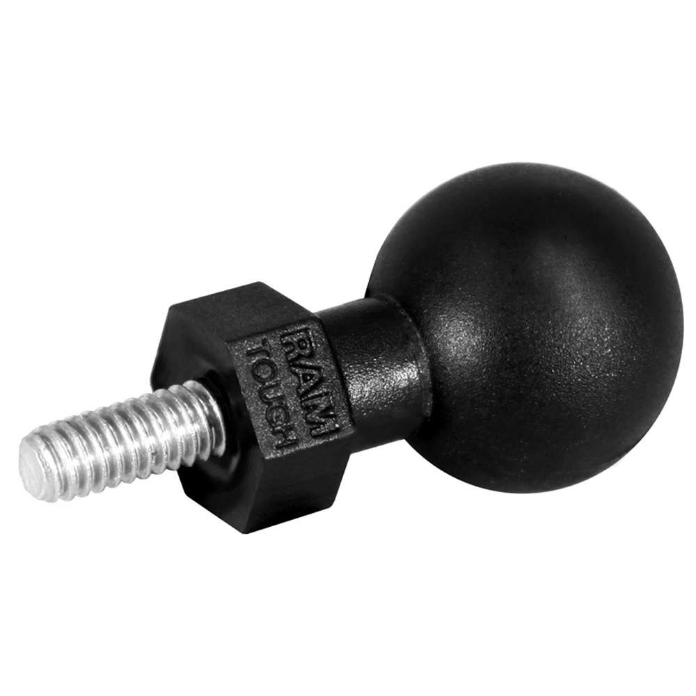 RAM Mount 1" Tough-Ball™ w/M6-1X6mm Male Threaded Post, made by RAM Mounting Systems - RAP-B-379U-M616 RAM Mount 1" Tough-Ball™ w/M6-1X6mm Male Threaded Post, made by RAM Mounting Systems - RAP-B-379U-M616