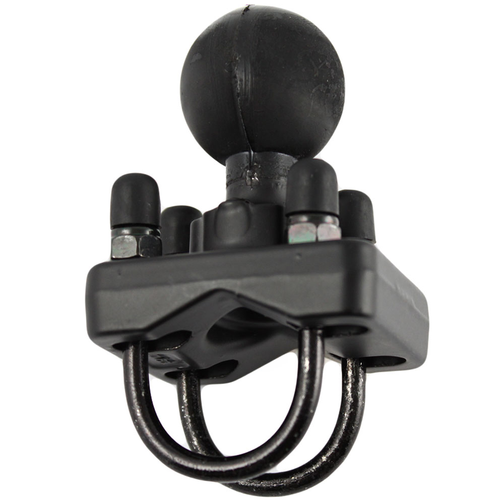RAM Mount Stainless Steel Double U-Bolt Base w/1.5" Ball f/Rails 1"-1.25" in Diameter, made by RAM Mounting Systems - RAM-235U RAM Mount Stainless Steel Double U-Bolt Base w/1.5" Ball f/Rails 1"-1.25" in Diameter, made by RAM Mounting Systems - RAM-235U