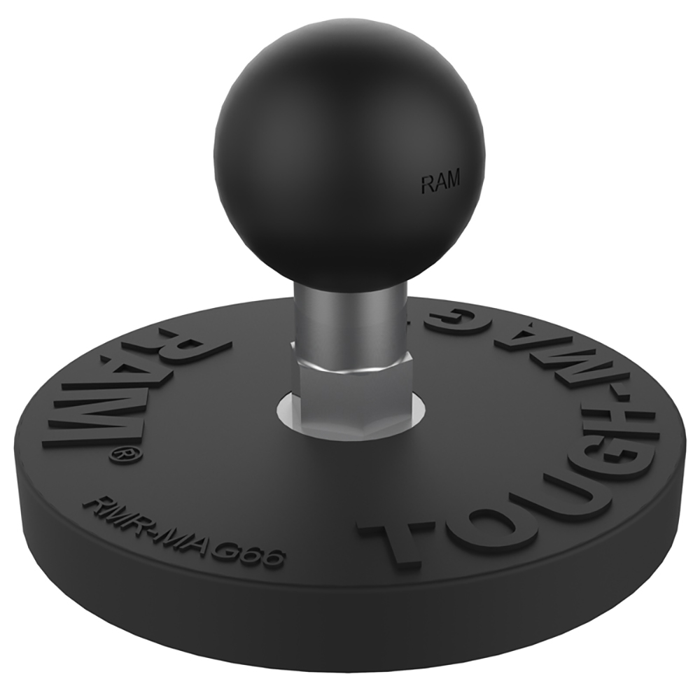 RAM Mount RAM® Tough-Mag™ 66MM Diameter Ball Base, made by RAM Mounting Systems - RAM-B-MAG66U RAM Mount RAM® Tough-Mag™ 66MM Diameter Ball Base, made by RAM Mounting Systems - RAM-B-MAG66U