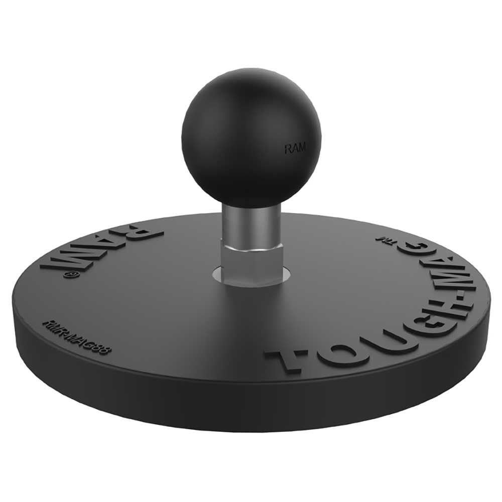 RAM Mount RAM® Tough-Mag™ 88MM Diameter Ball Base, made by RAM Mounting Systems - RAM-B-MAG88U RAM Mount RAM® Tough-Mag™ 88MM Diameter Ball Base, made by RAM Mounting Systems - RAM-B-MAG88U