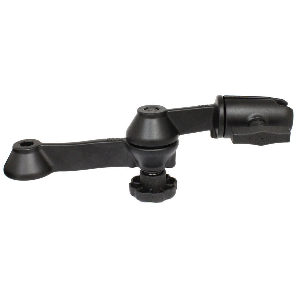 RAM Mount 12" Double Swing Arm w/Open Swivel Single Socket, made by RAM Mounting Systems - RAM-VB-110-4U RAM Mount 12" Double Swing Arm w/Open Swivel Single Socket, made by RAM Mounting Systems - RAM-VB-110-4U