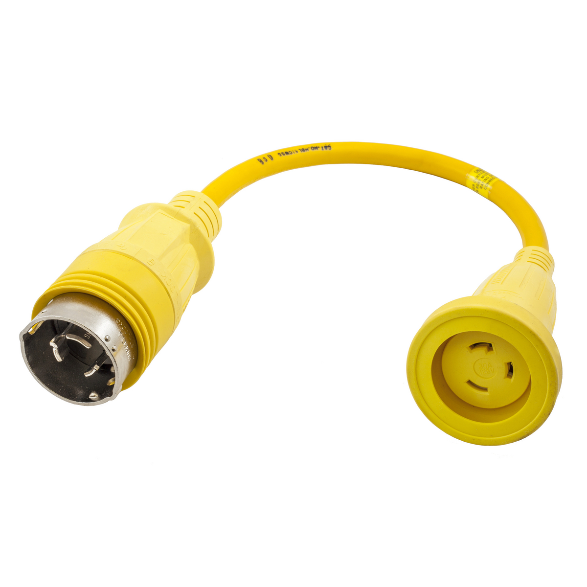 Hubbell Hbl61cm55 Adapter 30a Female To 50a 125v Male, made by Hubbell Wiring - HBL61CM55 Hubbell Hbl61cm55 Adapter 30a Female To 50a 125v Male, made by Hubbell Wiring - HBL61CM55