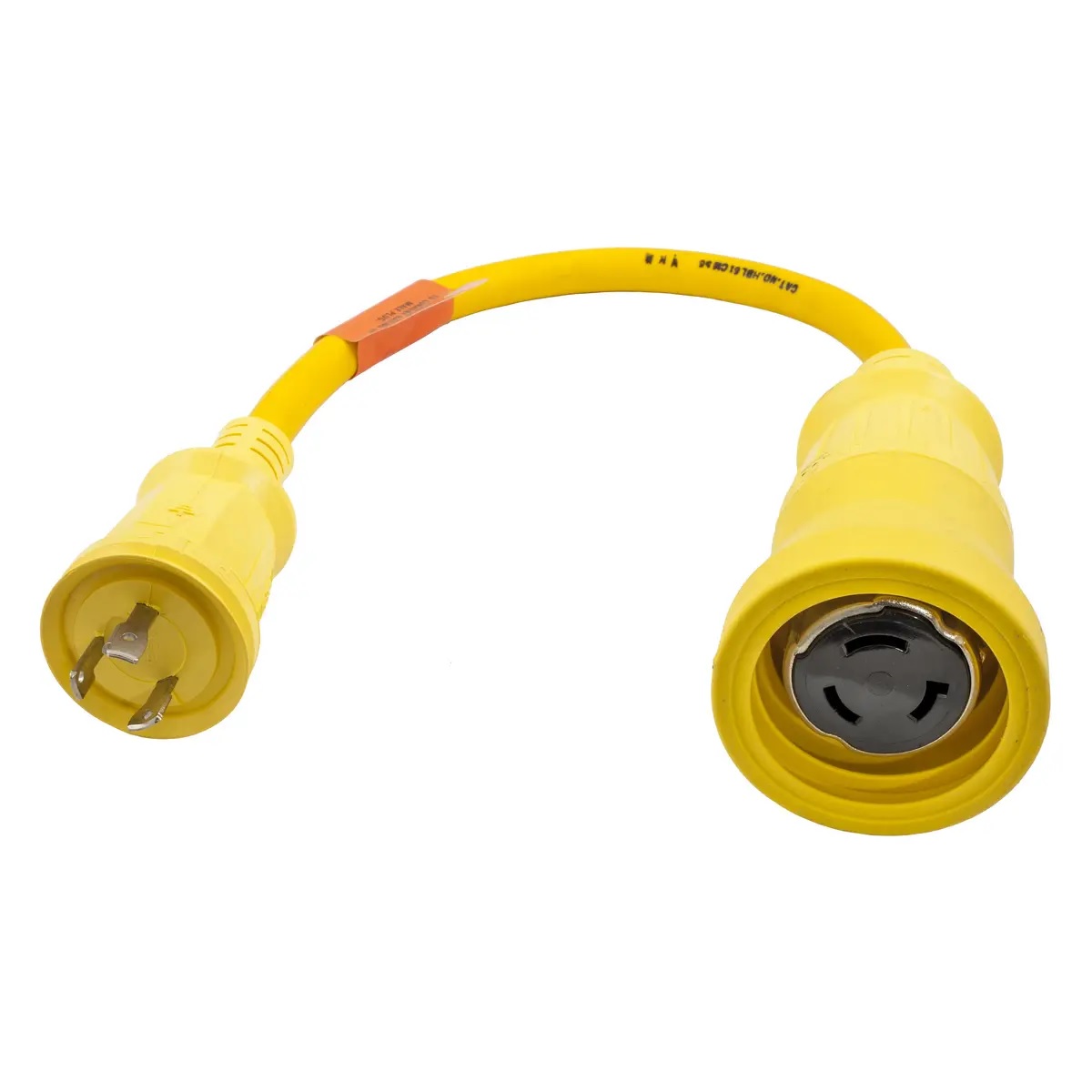 Hubbell Hbl61cm56 Adapter 50a 12v Female To 30a Male, made by Hubbell Wiring - HBL61CM56 Hubbell Hbl61cm56 Adapter 50a 12v Female To 30a Male, made by Hubbell Wiring - HBL61CM56