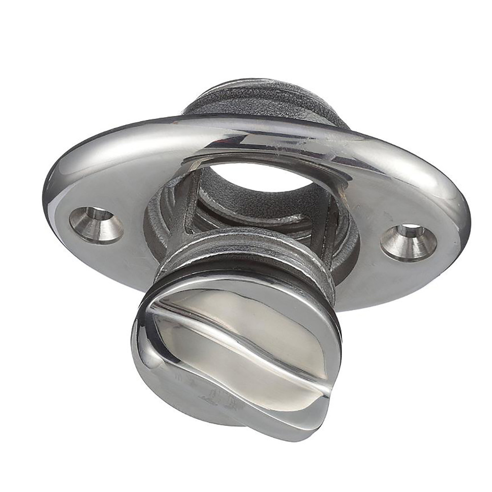 Attwood Stainless Steel Garboard Drain Plug - 7/8" Diameter, made by Attwood Marine - 7557-7 Attwood Stainless Steel Garboard Drain Plug - 7/8" Diameter, made by Attwood Marine - 7557-7
