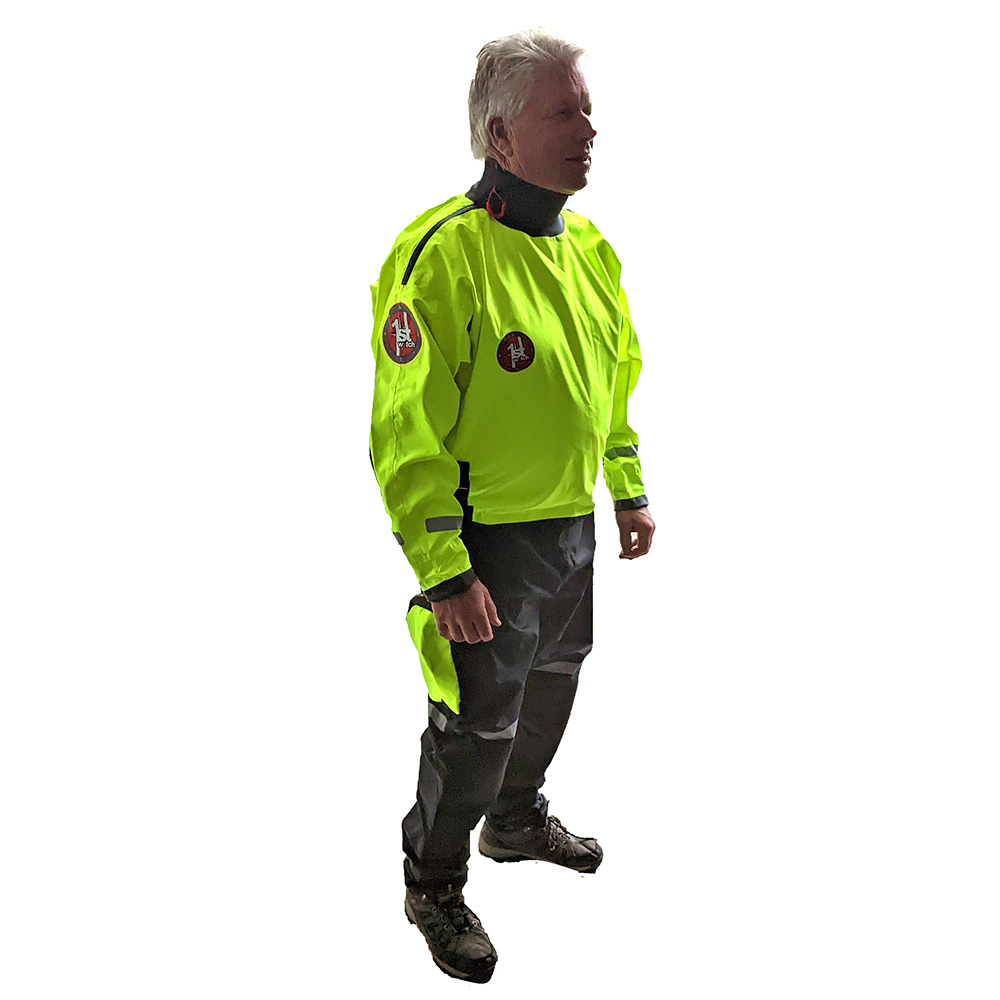 First Watch Emergency Flood Response Suit - Hi-Vis Yellow - L/XL, made by First Watch - FRS-900-HV-L/XL First Watch Emergency Flood Response Suit - Hi-Vis Yellow - L/XL, made by First Watch - FRS-900-HV-L/XL