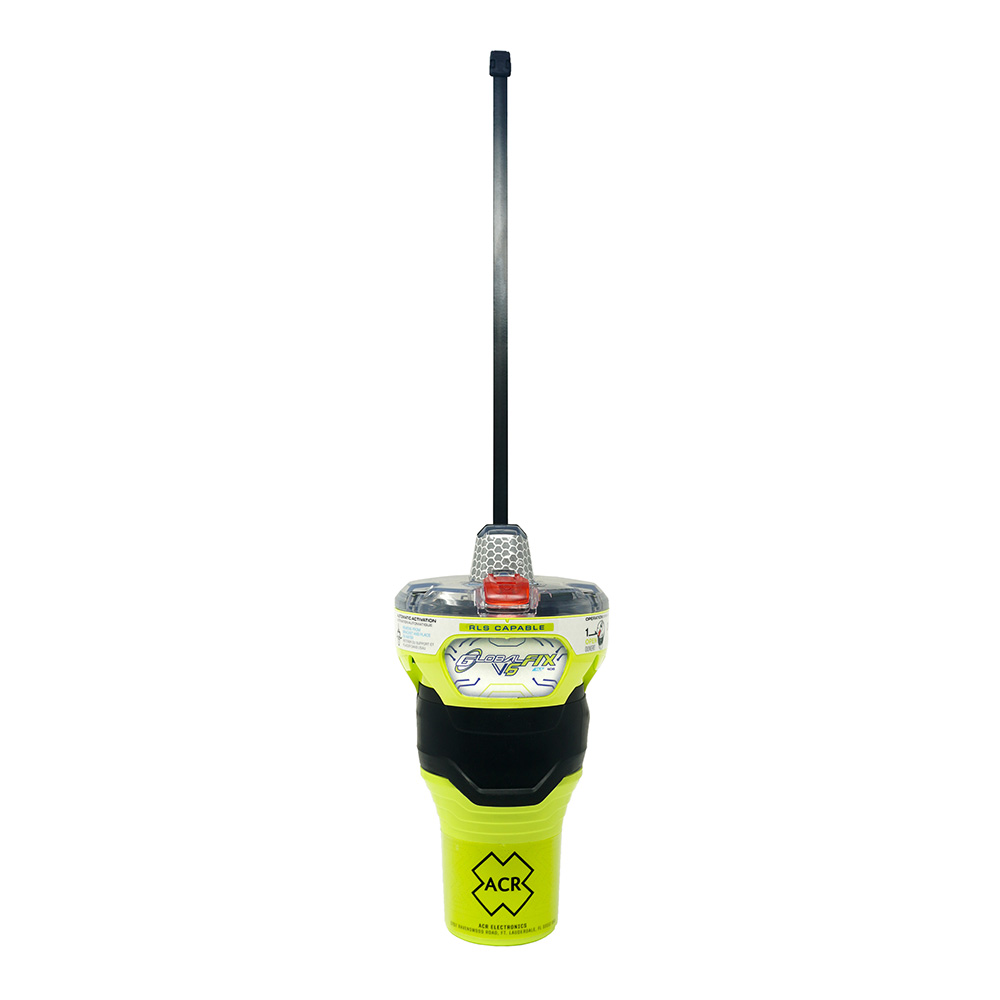 ACR GlobalFix V6 Category 2 EPIRB w/Return Link Service & Mobile App, made by ACR Electronics - 2854 ACR GlobalFix V6 Category 2 EPIRB w/Return Link Service & Mobile App, made by ACR Electronics - 2854