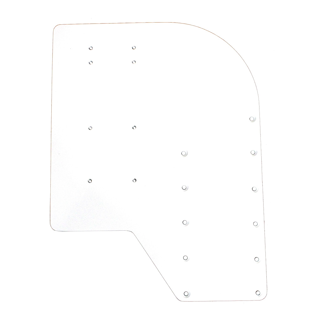 Sea Brackets Small Offset Trolling Motor Plate, made by Sea Brackets - SEA2306 Sea Brackets Small Offset Trolling Motor Plate, made by Sea Brackets - SEA2306