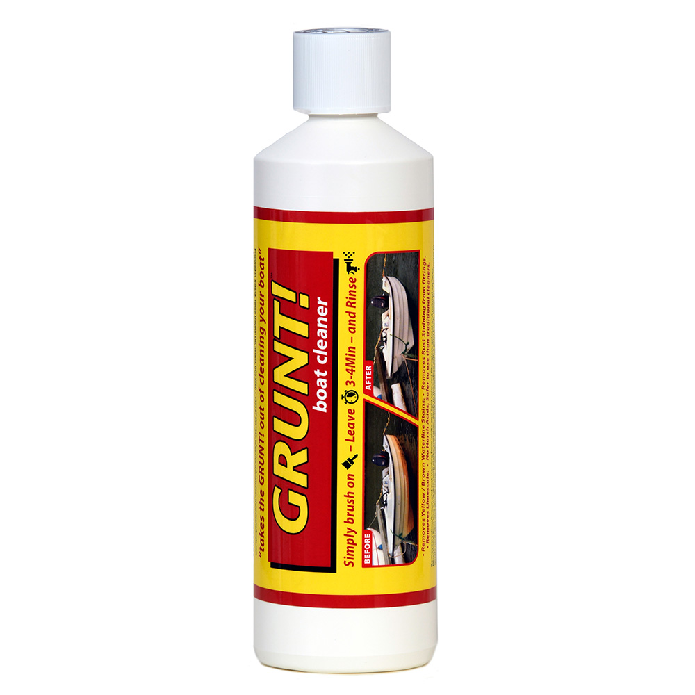 GRUNT! 16oz Boat Cleaner - Removes Waterline & Rust Stains, made by GRUNT! - GBC16 GRUNT! 16oz Boat Cleaner - Removes Waterline & Rust Stains, made by GRUNT! - GBC16