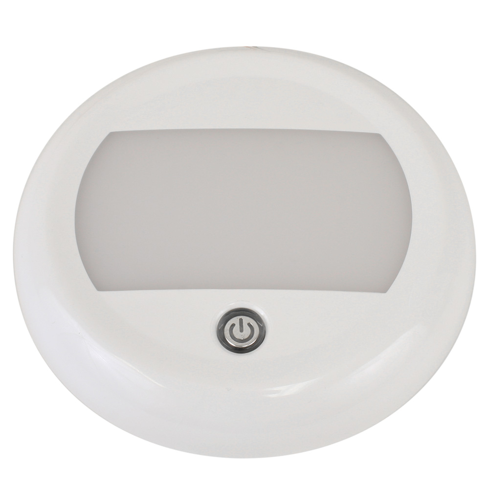 Scandvik 5" Dome Light w/Switch & 3 Stage Dimming - 10-30V - IP67, made by Scandvik - 41323P Scandvik 5" Dome Light w/Switch & 3 Stage Dimming - 10-30V - IP67, made by Scandvik - 41323P