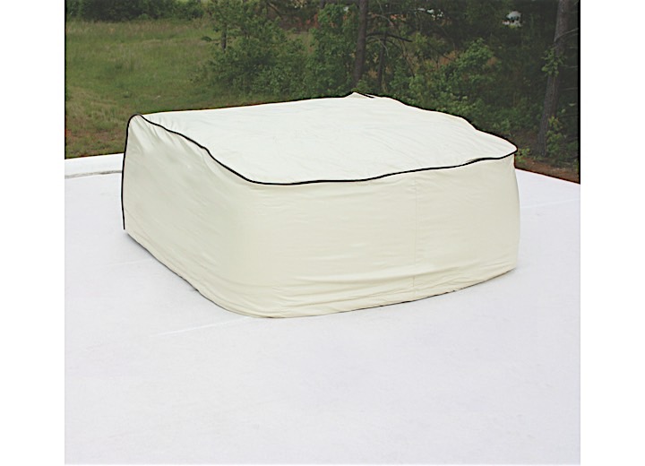 Air Conditioner Cover Vinyl Colonial White Coleman Mach 123, made by Camco - 45393
