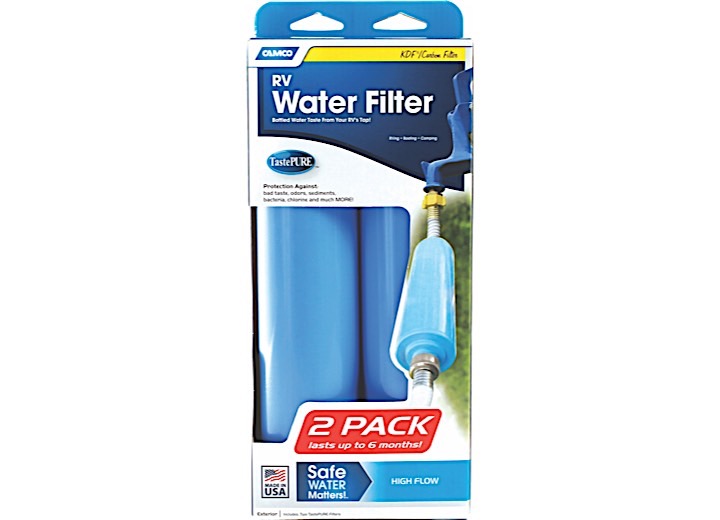 Tastepure Water Filter (kdf) 2 Pack Llc, made by Camco - 40045 Tastepure Water Filter (kdf) 2 Pack Llc, made by Camco - 40045